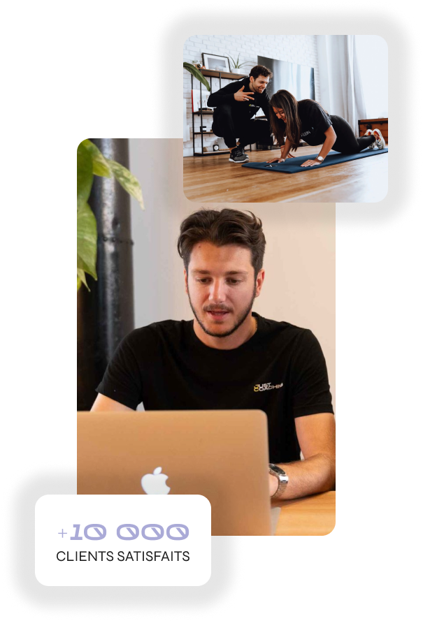 carousel d'image à propos du coahing sportif